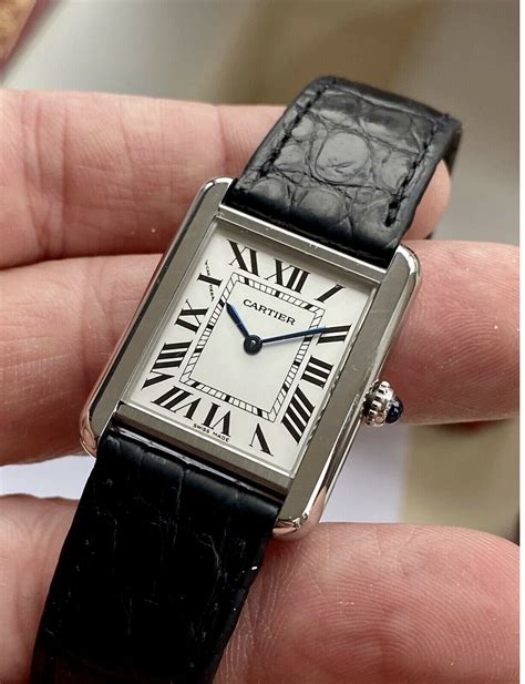 cartier tank solo used